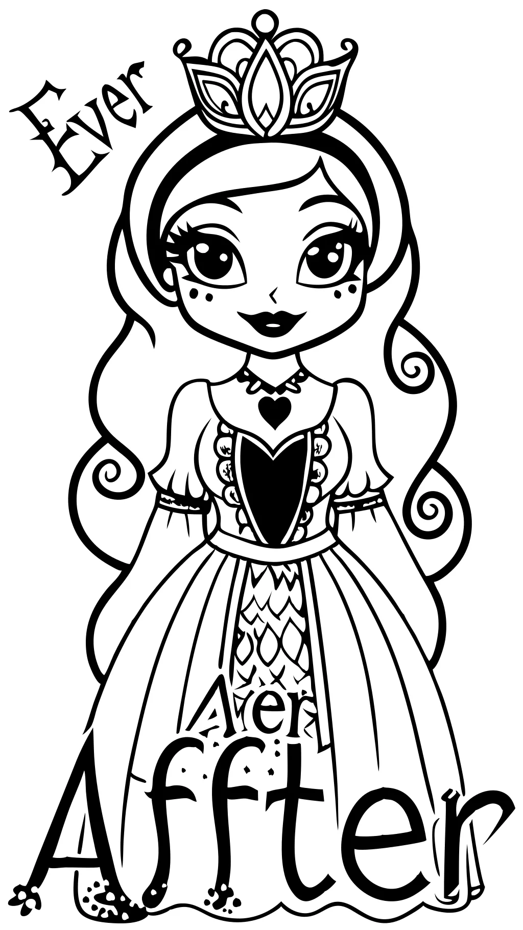 Páginas para colorear de Ever After High